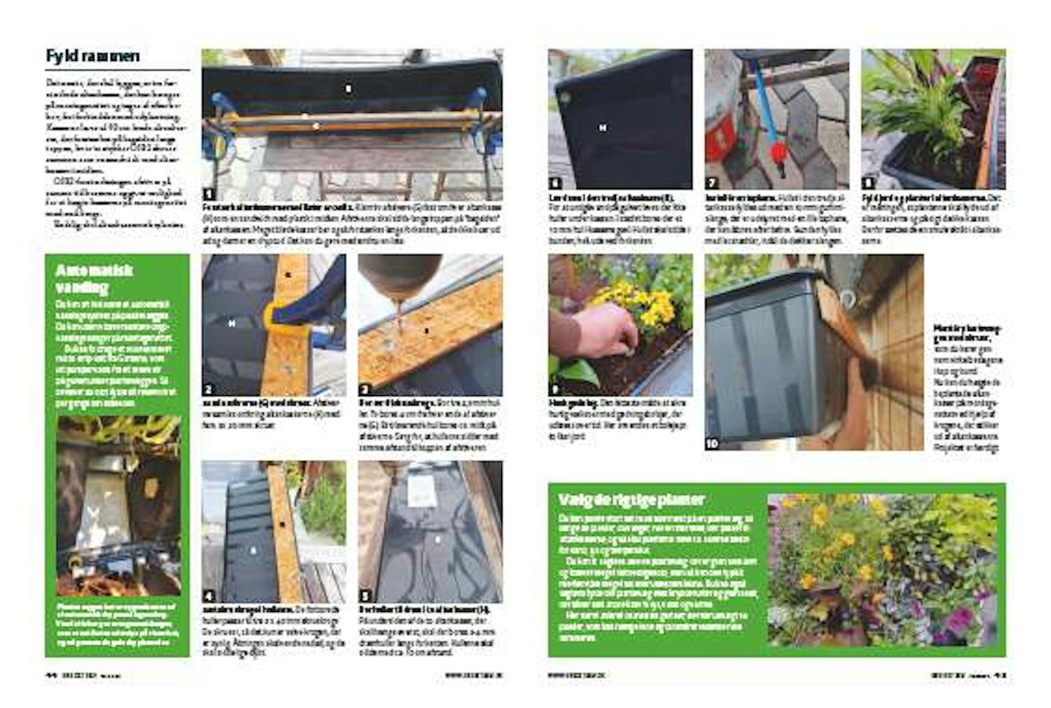 Lav din egen plantevæg Lav selv en vertikal have